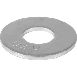 HILLMAN 41274 Flat Washer, 1/4 in ID, Zinc