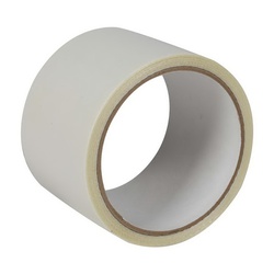 Duck 442063 Carpet Steaming Tape, 15 ft L, 2.44 in W, White