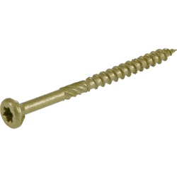 Power Pro 967793 Exterior Screw, #9 Thread, 2-1/2 in L, Star Drive