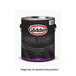 Glidden ONE COAT GLOIN30WB/01 Paint and Primer, Semi-Gloss, Pastel