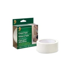 Duck 394621 Carpet Tape, 75 ft L, 1.88 in W, Plastic Backing