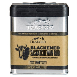 Traeger SPC178 Blackened Saskatchewan Rub, Garlic Flavor, 8.25 oz Tin