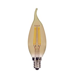 Nuvo Lighting S9987 LED Bulb, Flood/Spotlight, CA11 Lamp, 40 W Equivalent,