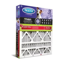 BestAir PFHW2025-11CR Air Cleaning Furnace Filter, 20 in L, 25 in W, 11