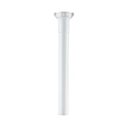 PlumbCraft 7675600 Tailpiece, 1-1/4 in, 12 in L, Slip, Plastic, White