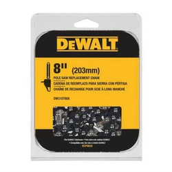 DeWALT DWO1DT608 Pole Saw Replacement Chain, Low-Vibration Chain, 8 in L