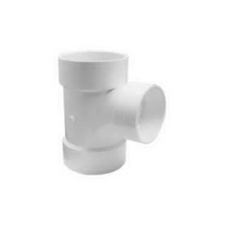 GENOVA 700 71143 Reducing Sanitary Tee, 4 x 3 in, Hub, PVC, SCH 40 Schedule