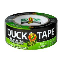 Duck 241637 Duct Tape, Solid, 20 yd L, 1.88 in W, Silver