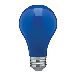 Satco S9644 LED Bulb, General Purpose, A19 Lamp, E26 Lamp Base, Blue Light