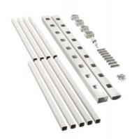 4 ft Classic Stair White Vinyl Railing Kit