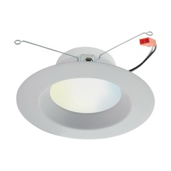Nuvo Lighting S11260 Downlight, 120 V, LED Lamp, Metal, White