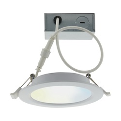 Nuvo Lighting S11261 Downlight, 120 V, LED Lamp, Steel, White
