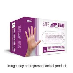 SAFEGUARD VGPCPFG-XL Disposable Gloves, Ambidextrous, XL, 230 mm L,