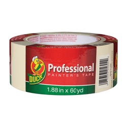 Duck Professional 1361966 Painter s Tape, 60 yd L, 1.88 in W, Beige