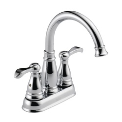 DELTA Porter 25984LF-ECO Bathroom Faucet, 1.2 gpm, 2-Faucet Handle, Brass,