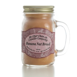 Our Own Candle Company SIC1-BB Scented Candle, Banana Nut Bread Fragrance,