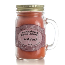 Our Own Candle Company SIC1-FP Scented Candle, Fresh Peach Fragrance, 100 hr