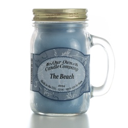 Our Own Candle Company SIC1-OB Scented Candle, The Beach Fragrance, 100 hr