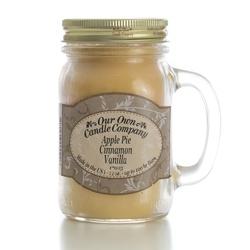 Our Own Candle Company SIC1-ACV Scented Candle, Apple Pie, Cinnamon, Vanilla