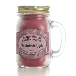 Our Own Candle Company SIC1-MC Scented Candle, Macintosh Fragrance, 100 hr