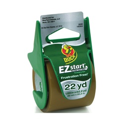 Duck 393191 Packaging Tape, 22.2 yd L, 1.88 in W, Tan