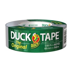 Duck 394475 Duct Tape, 60 yd L, 1.88 in W, Silver
