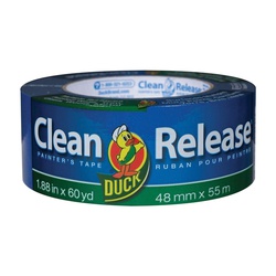 Duck Clean Release 240195 Painter s Tape, 60 yd L, 1.88 in W, Blue
