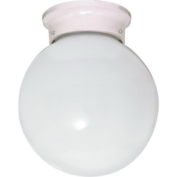Nuvo Lighting 60-6033 Flush-Mount Ceiling Light, 60 W, 1-Lamp, Incandescent