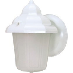 Nuvo Lighting 60-3466 Wall Lantern, 60 W, Incandescent Lamp, White Fixture