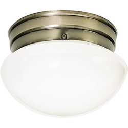 Nuvo Lighting 60-6114 Flush-Mount Light Fixture, 60 W, 1-Lamp, Incandescent