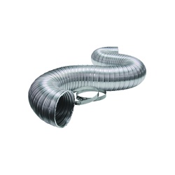 Lambro 3120UL Semi-Rigid Transition Duct Kit, 4 in, 8 ft L, Aluminum