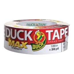 Duck 240866 Duck Tape, 35 yd L, 1.88 in W, White
