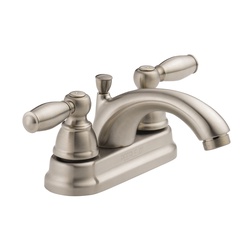 DELTA Peerless Claymore P299675LF-BN Bathroom Faucet, 1.2 gpm, 2-Faucet