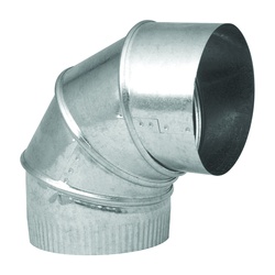 Imperial GV0322-C Stove Pipe Elbow, 3 in Connection, 26 Gauge, Steel