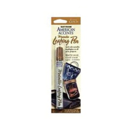 RUST-OLEUM American Accents 215190 Leafing Pen, Chisel Tip, Gold