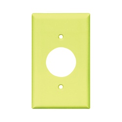 Eaton Wiring Devices 2131V-BOX Single Receptacle Wallplate, 4-1/2 in L,