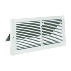 Imperial RG0111 Baseboard Register, 20 deg Air Deflection, Steel, White