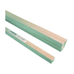 MIDWEST PRODUCTS 6099W Balsa Wood, 36 in L, 1/2 in W, Wood