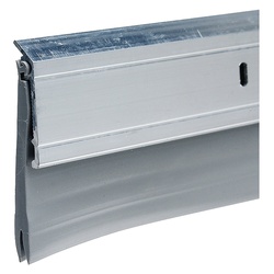 Frost King A62/36H Door Sweep, 36 in L, 2 in W, Aluminum Flange, Vinyl