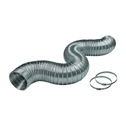 Lambro 3110 Flexible Semi-Rigid Duct Kit, 3 in, 8 ft L, Aluminum