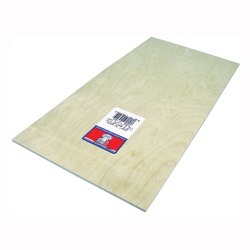 MIDWEST PRODUCTS 5304 Craft Plywood, 12 in L, 6 in W