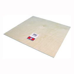 MIDWEST PRODUCTS 5305 Craft Plywood, 12 in L, 12 in W
