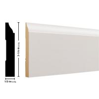 ALEXANDRIA Moulding 07623-9U096C Baseboard Moulding 8 ft L 3-1/4 in W 1/2