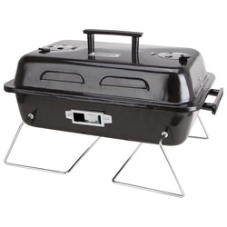 Omaha YS1082 Portable Charcoal Grill, 2 -Grate, 168 sq-in Primary Cooking
