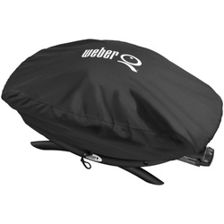 Weber 7111 Premium Grill Cover, 18.9 in W, 32.3 in D, 12.6 in H, Polyester,