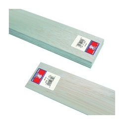 MIDWEST PRODUCTS 6304W Balsa Wood, 36 in L, 3 in W, Wood