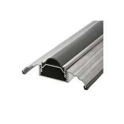 Frost King DAT39H Vinyl Top Threshold, 36 in L, 3-1/2 in W, Aluminum, Silver