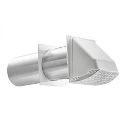 Lambro 209W Preferred Hood Vent, 5.57 in W Hood, 5.7 in H Hood, 4 in Duct,
