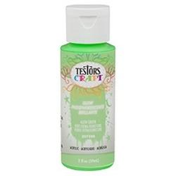 TESTORS 297500 Craft Paint, Alien Green, 2 oz, Bottle