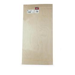 MIDWEST PRODUCTS 5241 Craft Plywood, 24 in L, 12 in W, 1/32 in Thick, Birch